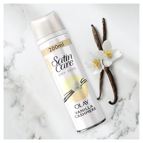 Venus Satin Care Shaving Gel for Dry Skin with Vanilla Cashmere - 200ML