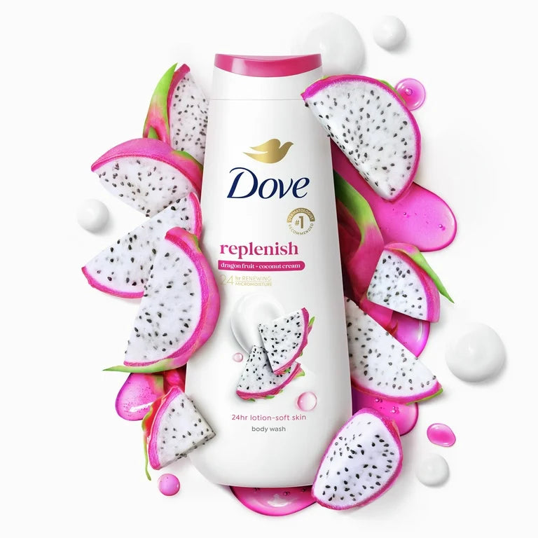 Dove - Replenish Dragon Fruit & Coconut Cream Body Wash 20oz