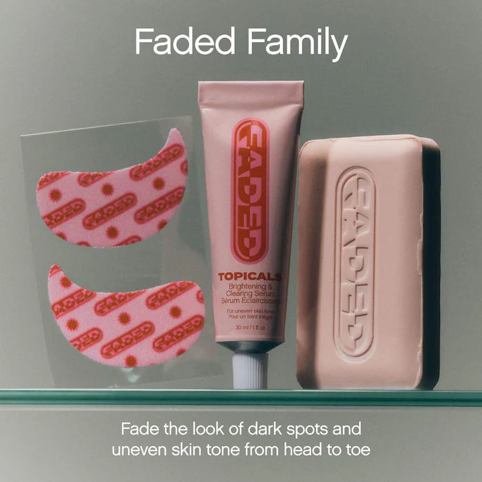 Topicals
Faded Brightening Bundle for Discoloration on Face & Body (UNSCENTED)