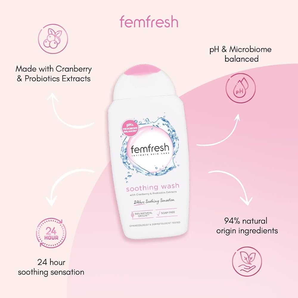 Femfresh Soothing Wash With Probiotics 250ML