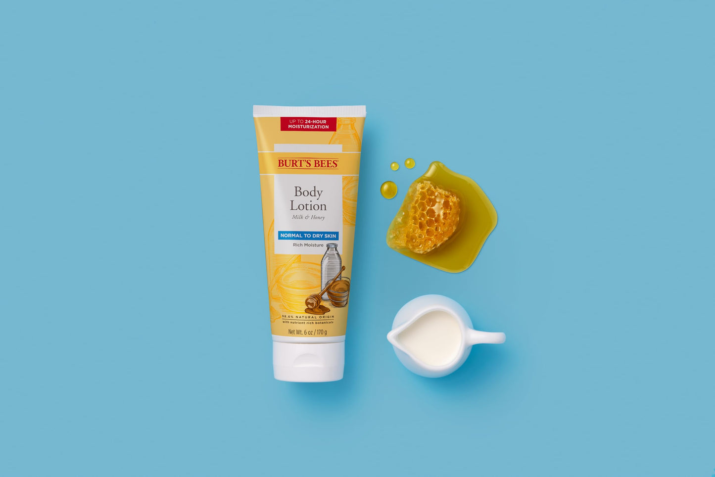 BURT'S BEES MILK & HONEY BODY LOTION - 170G