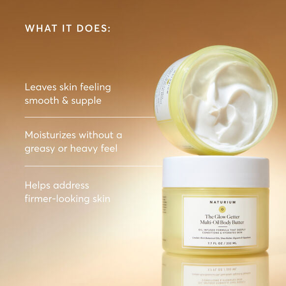 NATURIUM
The Glow Getter Multi-Oil Body Butter
232ml