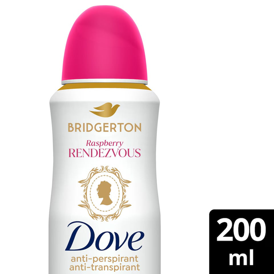 Dove Limited Edition Bridgerton Raspberry Rendezvous 72h Antiperspirant Deodorant Spray 200ml
