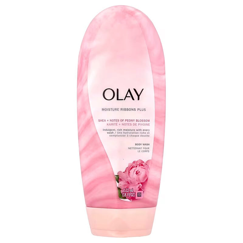 Olay - Moisture Ribbons Plus - Hydratant Plus - Shea + Notes Of Peony Blossom 532ML
