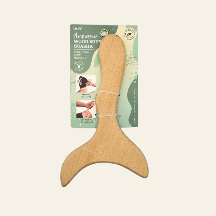 Lindo- Acupressure Wood Body Guasha