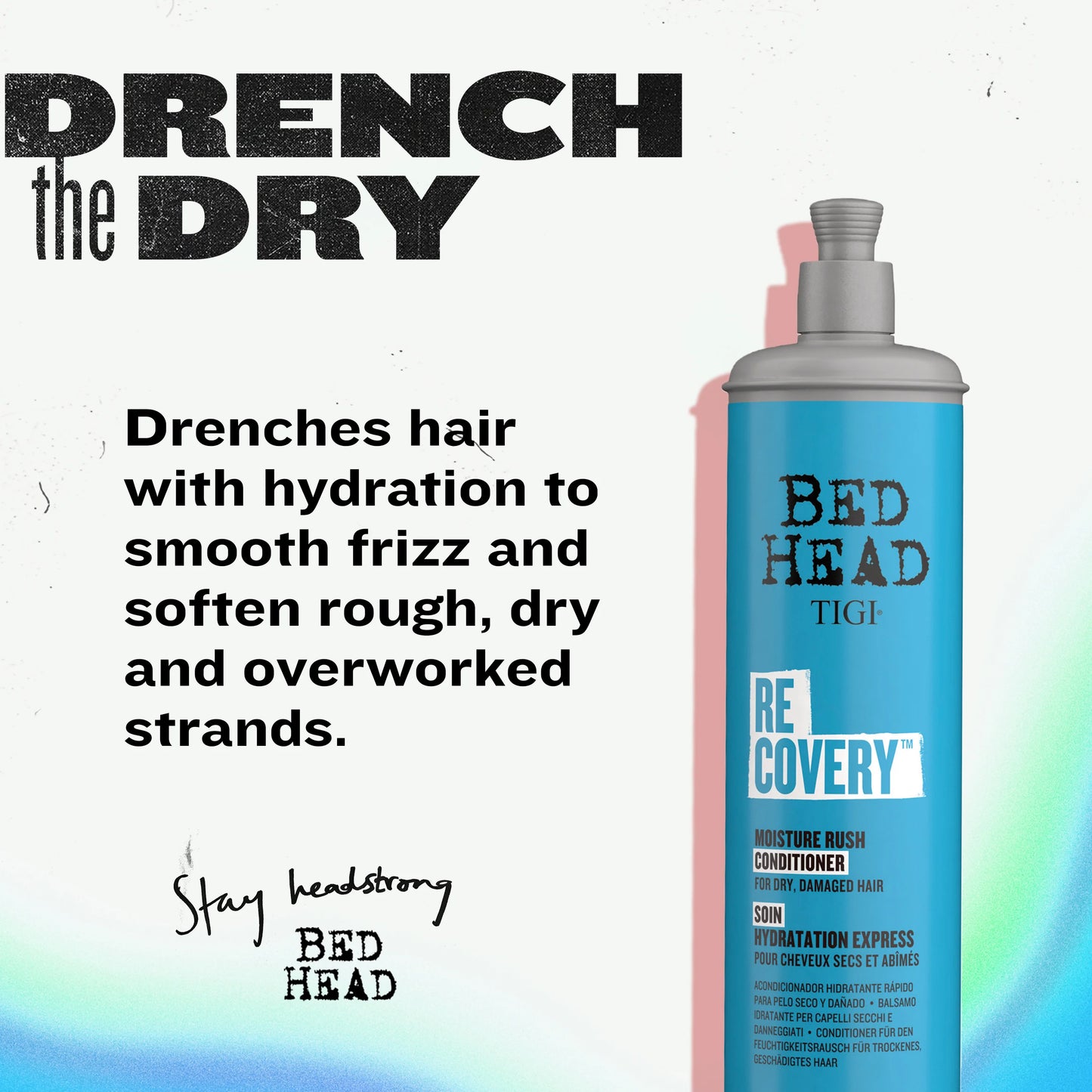 BED HEAD - TiGi RECOVERY MOISTURIZING CONDITIONER FOR DRY HAIR 600ML