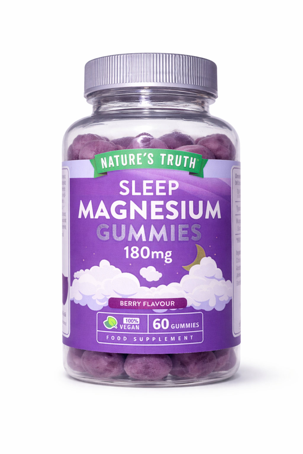 Nature’s Truth - MAGNESIUM GUMMIES FOR SLEEP
60 Gummies - 180MG