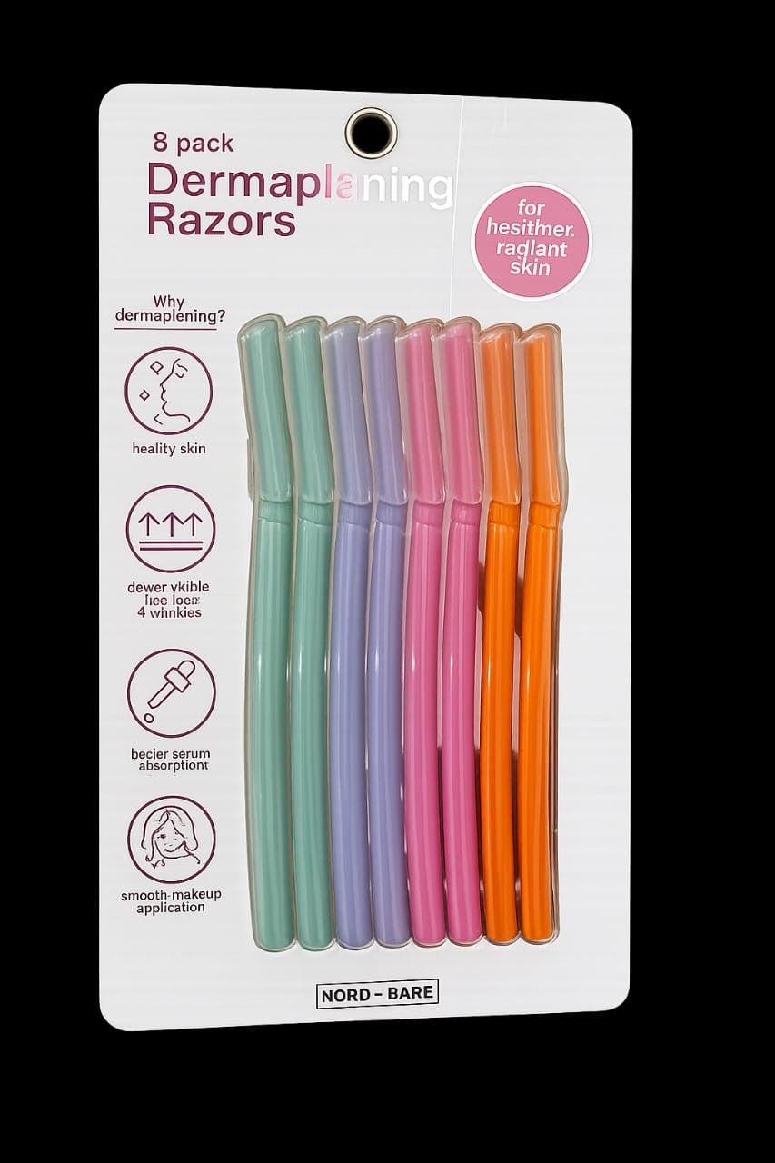 NORDxBARE - Dermaplaning Razors (pack of 8)