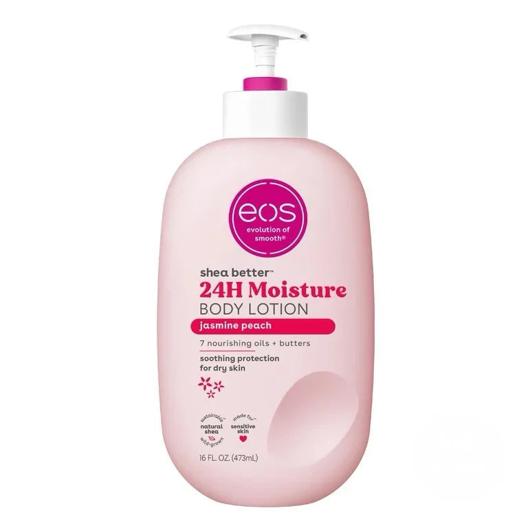 EOS Shea Better 24H Moisture Body Lotion - Jasmine Peach 473ML