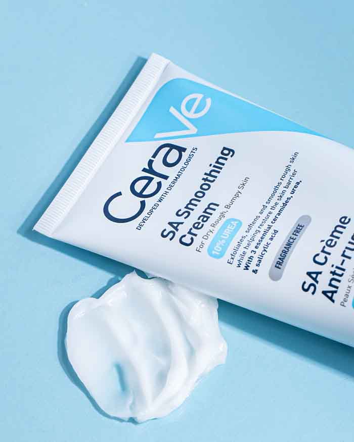 CeraVe SA Smoothing Cream Tube with Salicylic Acid for Dry, Rough & Bumpy Skin 177ML
