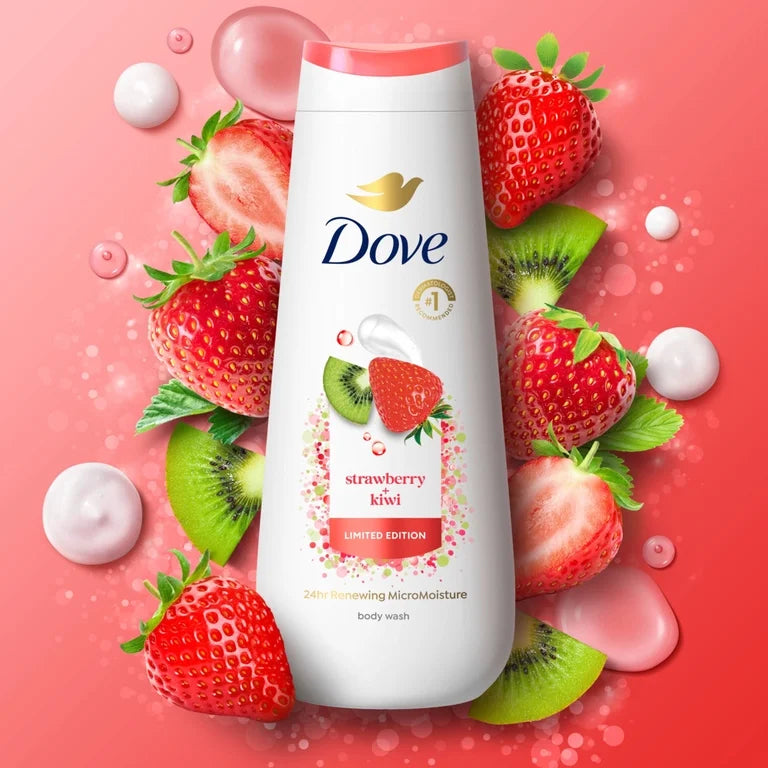 Dove - Limited Edition Strawberry Kiwi, Body Wash 20 fl oz