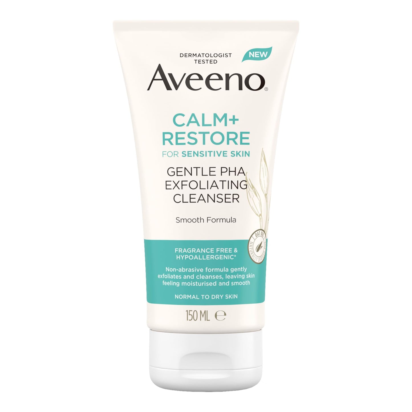 Aveeno Calm + Restore Exfoliating Cleanser 150ML