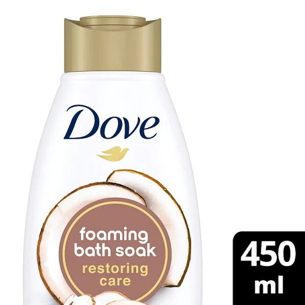 Dove Restoring Care Bath Soak Coconut and Cacao 450ml