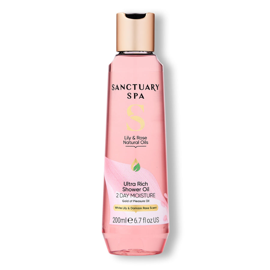 Sanctuary Spa Lily & Rose Natural Oils Ultra Rich Shower Oil 200ML