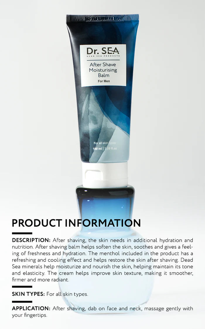 Dr. SEA Cosmetics
After Shave Moisturizing Balm – 125 ml