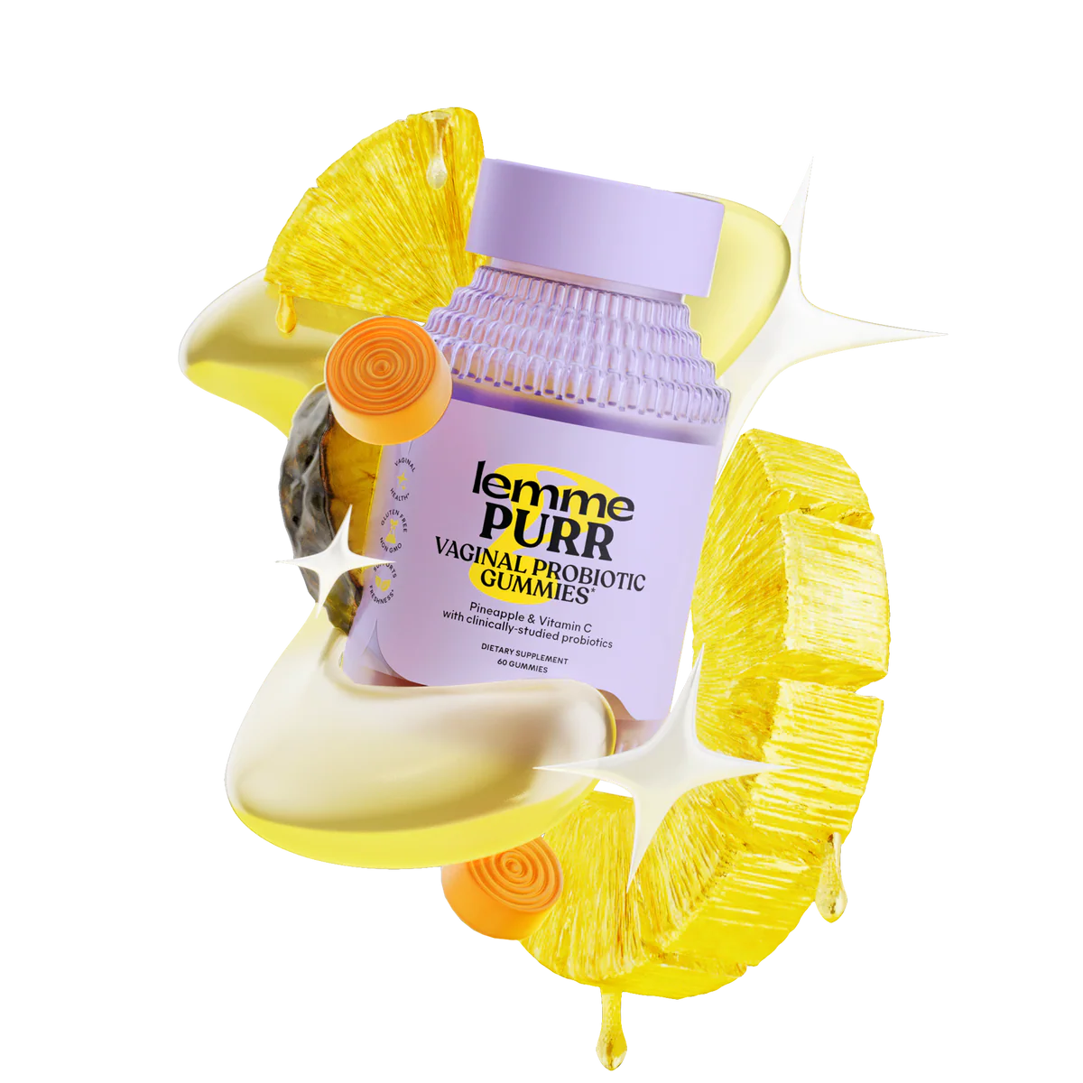 Lemme Purr Vaginal Probiotic 60 Gummies