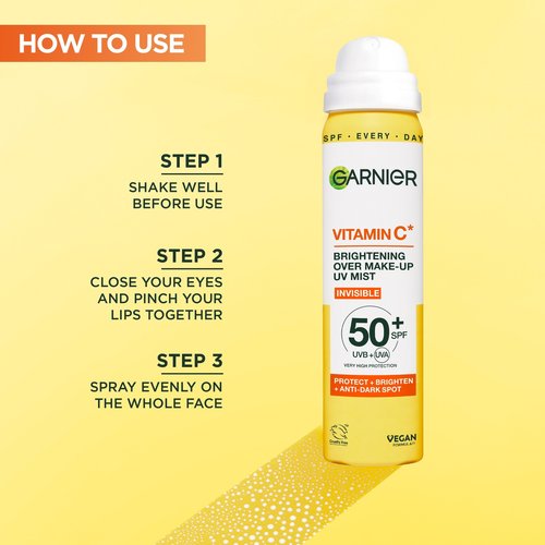 Garnier Brightening Over Make Up Mist 75ML