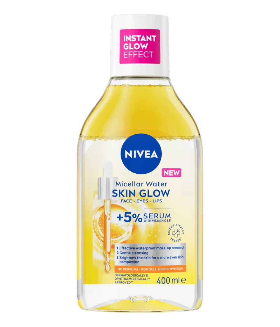 NIVEA - SKIN GLOW SERUM INFUSED MICELLAR WATER 400ML