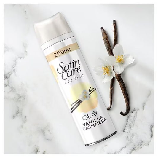 Venus Satin Care Shaving Gel for Dry Skin with Vanilla Cashmere - 200ML