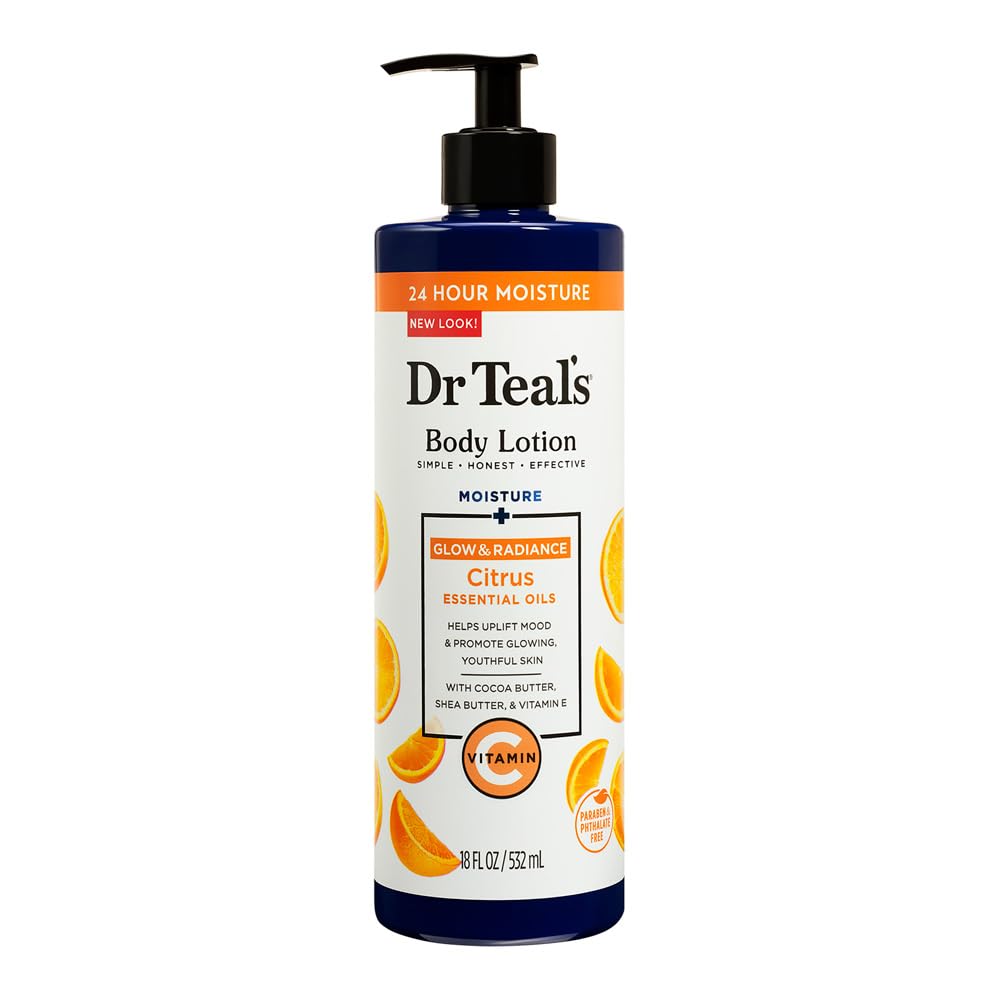 Dr Teal’s Body Lotion - Citrus Essential Oils - Vitamin C 532ML