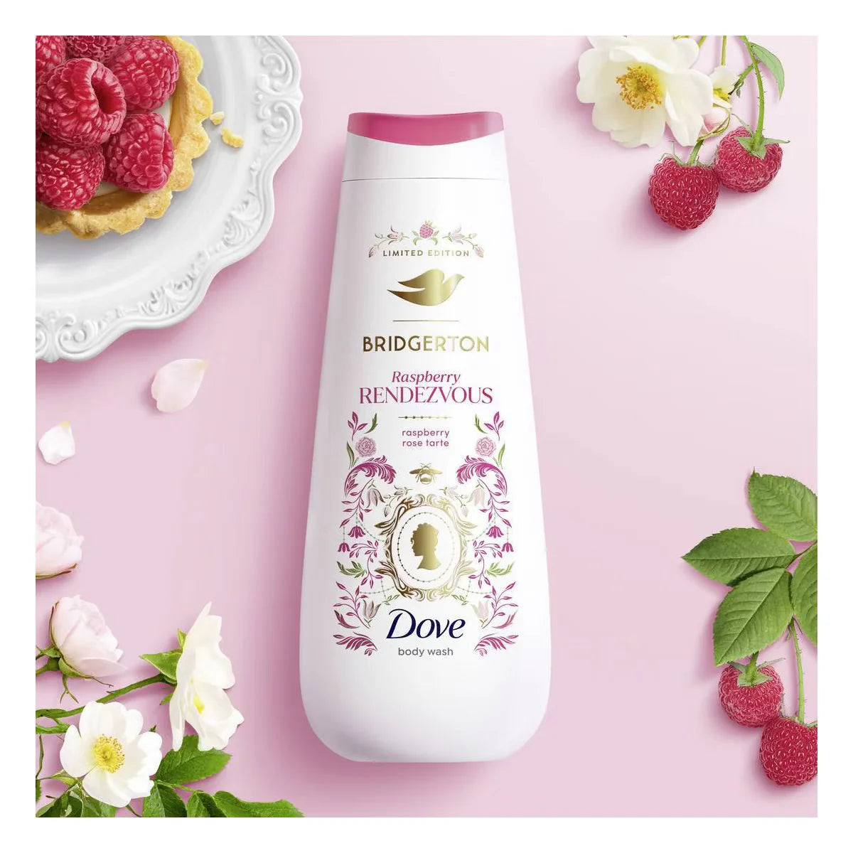 Dove Limited Edition Bridgerton Raspberry Rendezvous Body Wash - 20oz