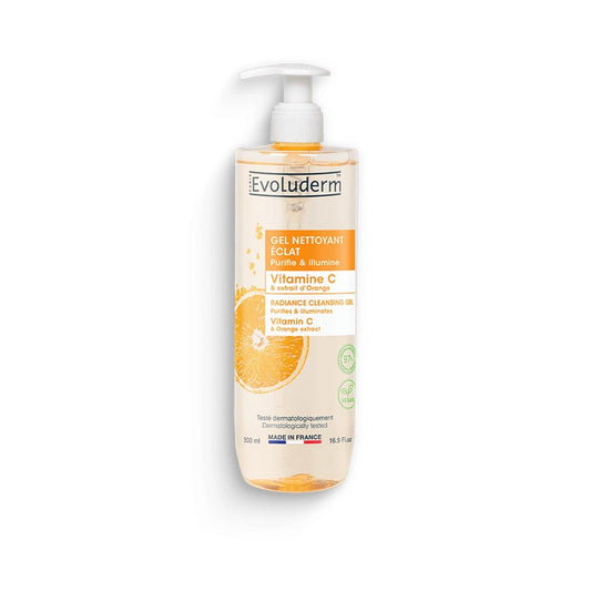 Evoluderm Vitamin C Radiance Cleansing Gel 500ML