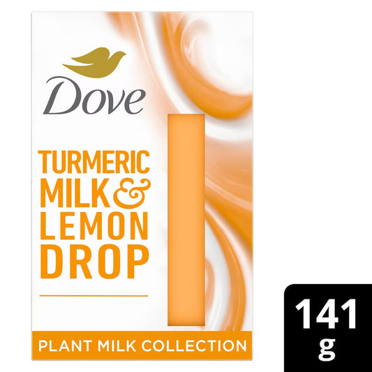 Dove Turmeric Milk And Lemon Drop Bar Soap 1x 141G