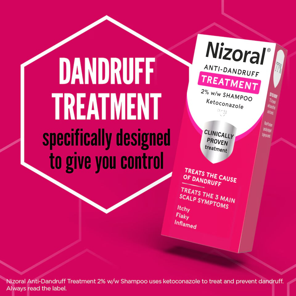 Nizoral Anti-Dandruff Treatment 2% w/w Shampoo - 60ml