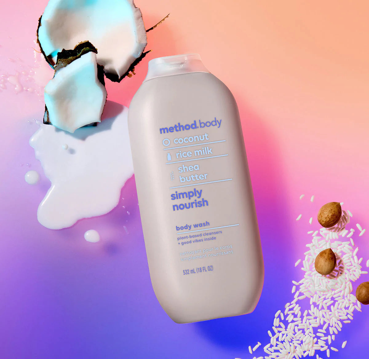 Method Simply Nourish Body Wash 532ml