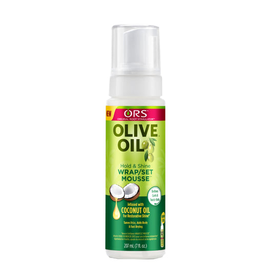 Olive Oil Hold & Shine Wrap/Set Mousse 207ML