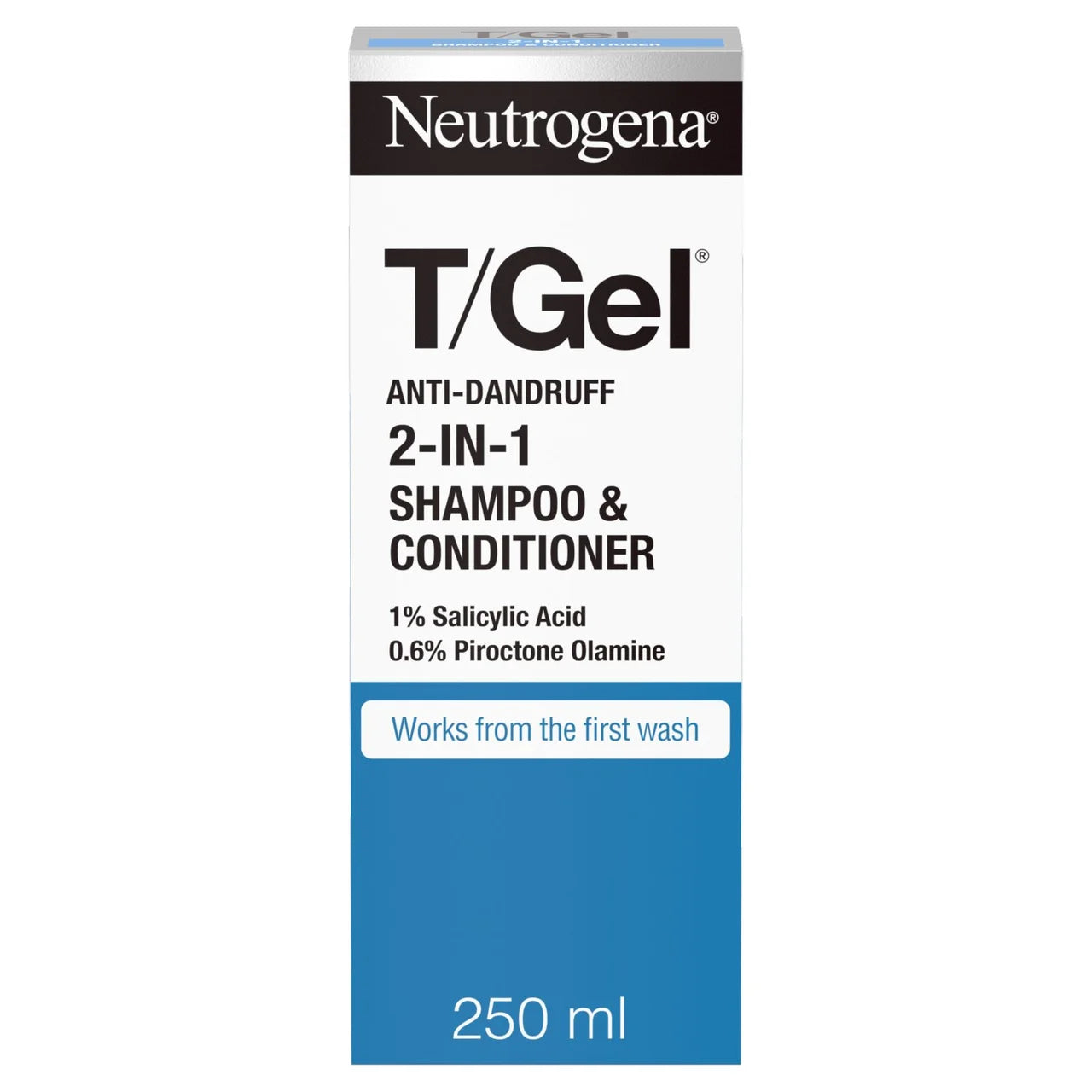 Neutrogena T/Gel 2 in 1 Anti-Dandruff Shampoo & Conditioner (Pre-Order, Delivery 13/08/26)