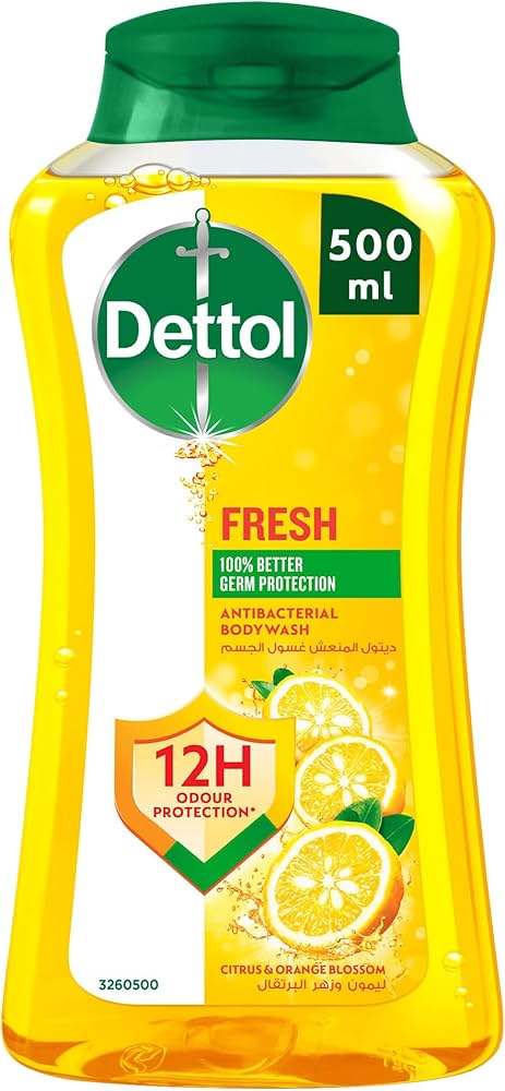 Dettol Fresh Antibacterial Body Wash – Citrus & Orange Blossom