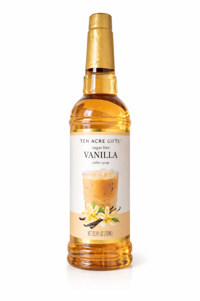 TEN ACRE GIFTS - Sugar Free Vanilla Syrup 750ML