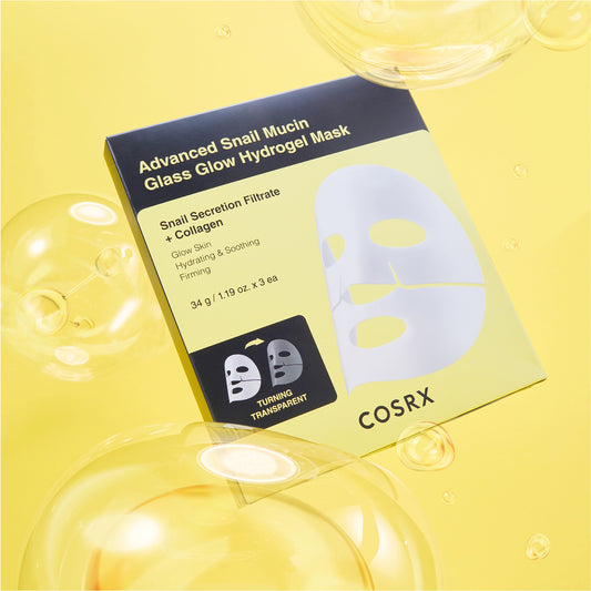 COSRX - Advanced Snail Mucin Glass Glow Hydrogel Mask 1pc