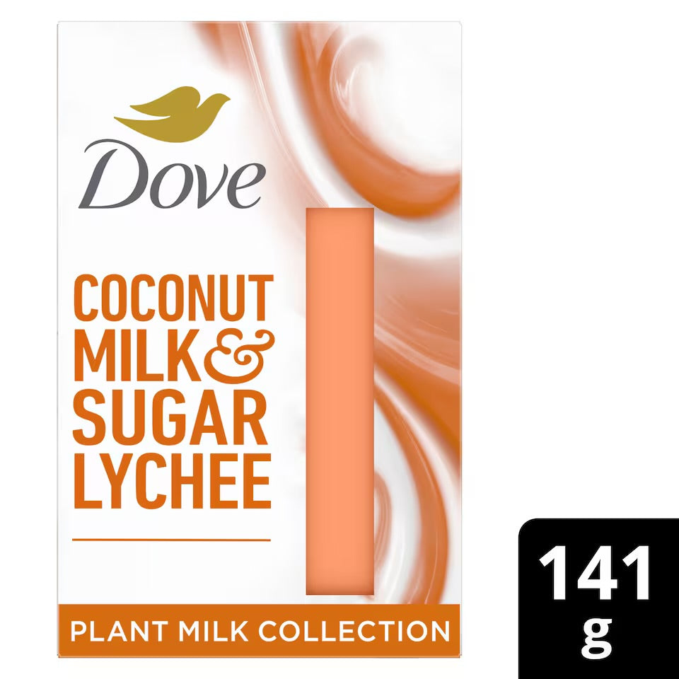 Dove Coconut Milk and Sugar Lychee Bar Soap 1x 141G