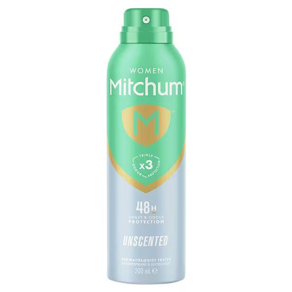 Mitchum Unscented Anti-Perspirant Aerosol 200ml