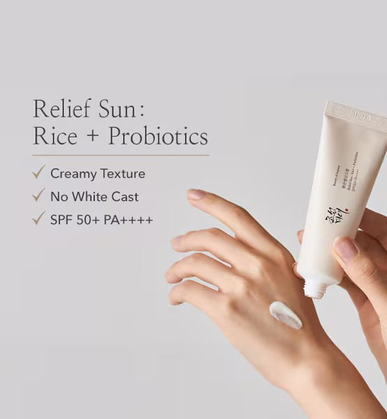 BEAUTY OF JOSEON RELIEF SUN: RICE + PROBIOTICS