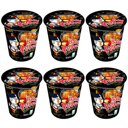 Samyang Hot Chicken Flavour Ramen Cup, 6 x 70G