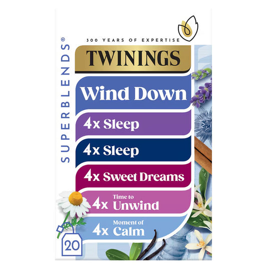 Twinings Superblends Wind Down Tea Collection 20 Tea Bags