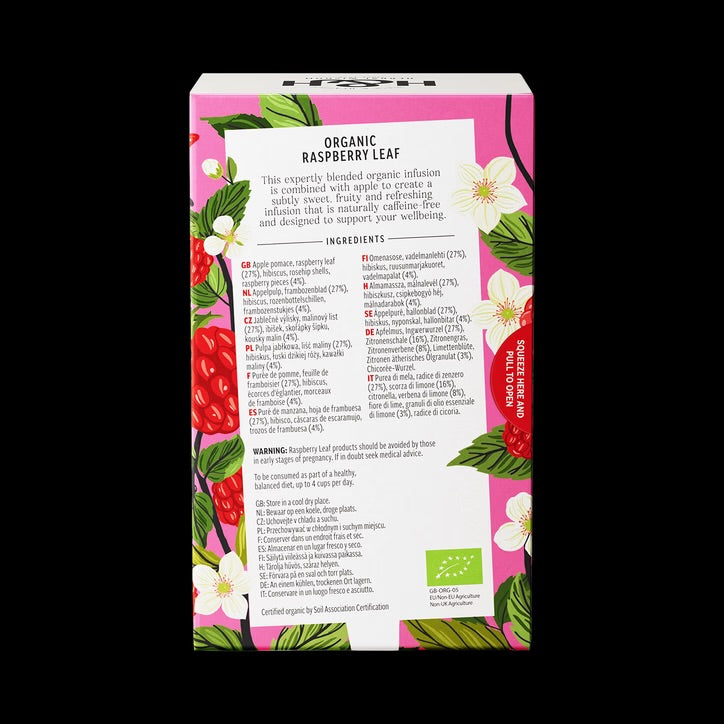 Heath & Heather Organic Raspberry Leaf 20 Tea Bags