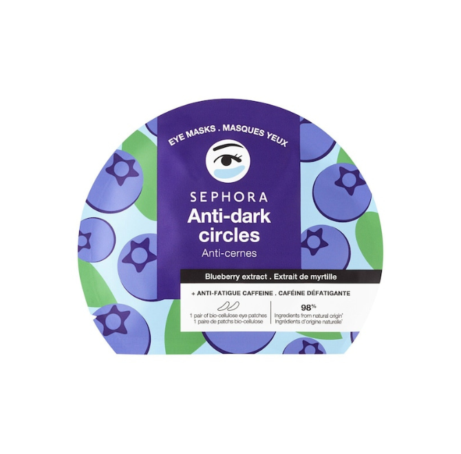 Sephora Anti-Dark Circles Eye Mask – Blueberry Extract