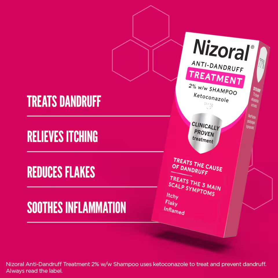 Nizoral Anti-Dandruff Treatment 2% w/w Shampoo - 60ml