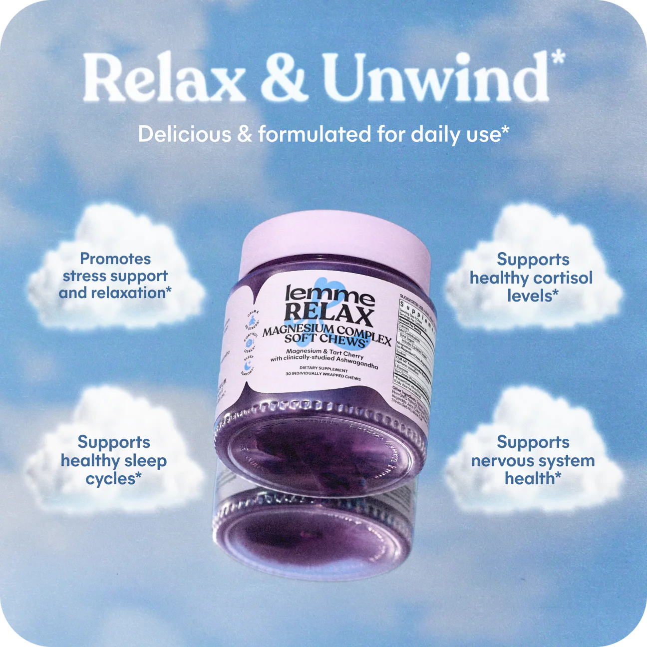 LEMME RELAX MAGNESIUM SOFT CHEWS