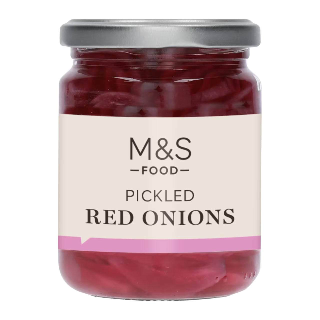 M&S PICKLED RED ONIONS 260G