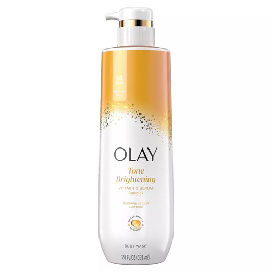 Olay Body Wash with Vitamin C and Vitamin B3, Cleansing & Revitalizing 591ML