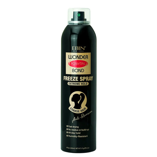Ebin Wonder Ponytail Bond Freeze Spray | Extreme Hold 245ML