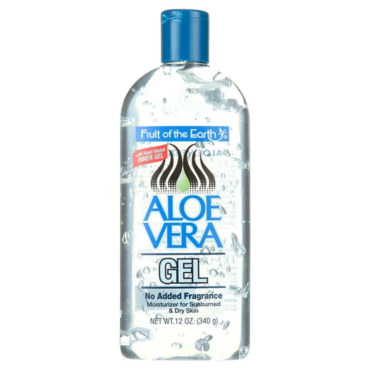 Fruit of the Earth Aloe Vera Moisturizing Gel, Unscented 12 oz