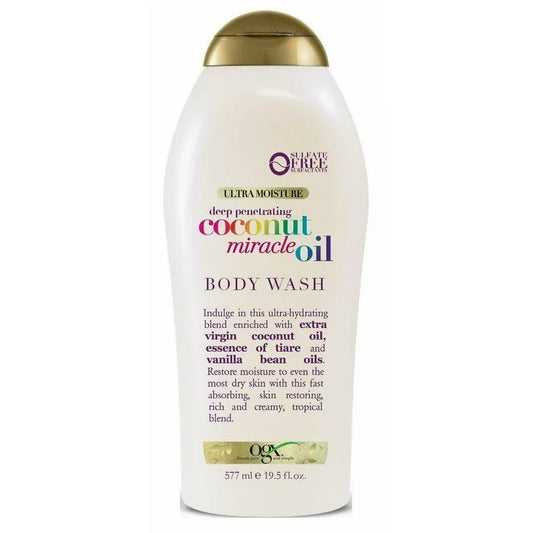 Ogx Body Wash Extra Creamy + Coconut Oil, Sulfate Free, 19.5oz