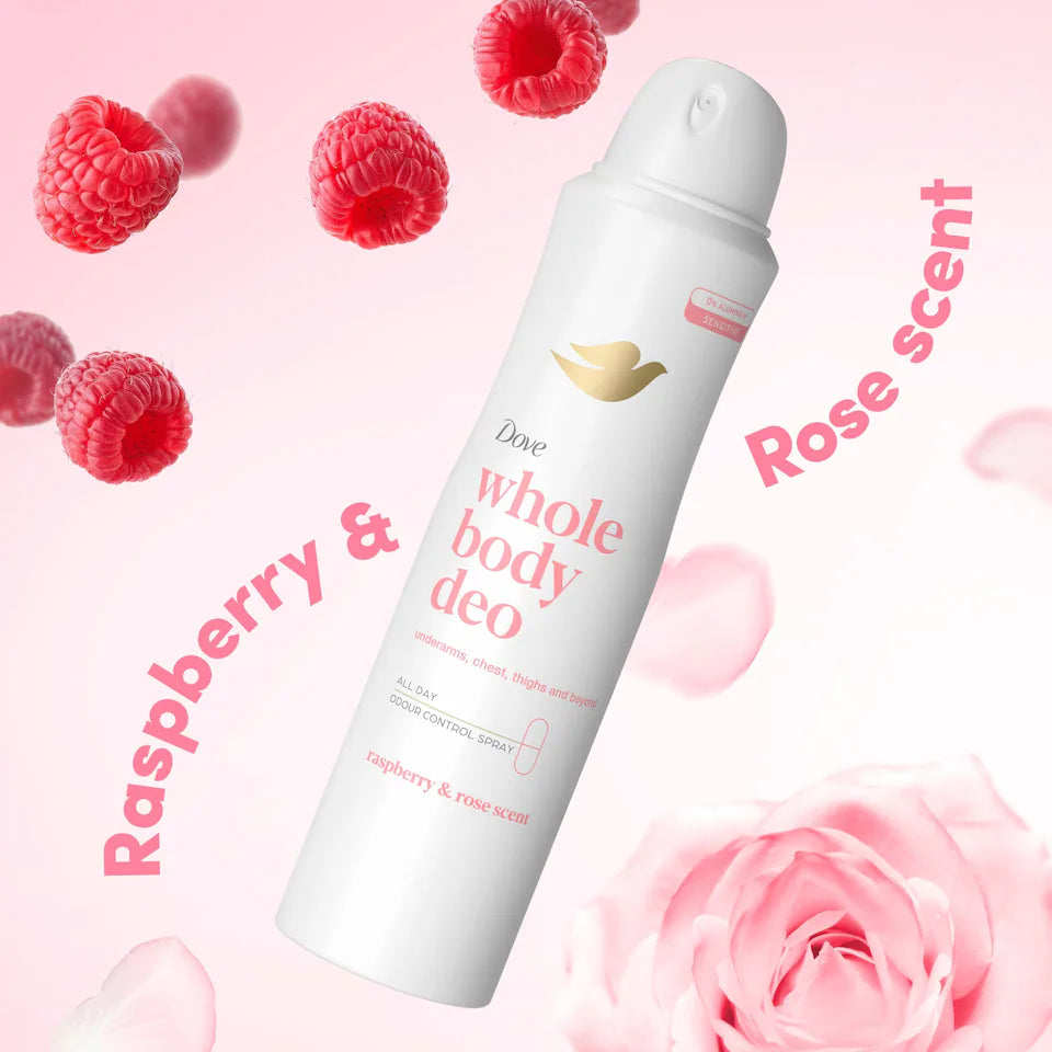Dove Whole Body Deodorant Spray 48h Odour Control 150ml (Delivery 13/08/26)