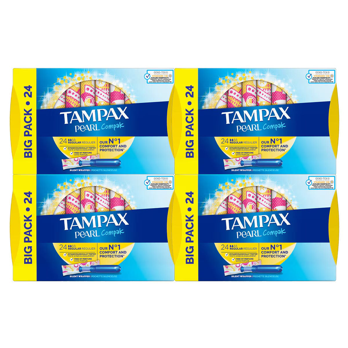 Tampax Pearl Compak - Tampons - 24 Pack